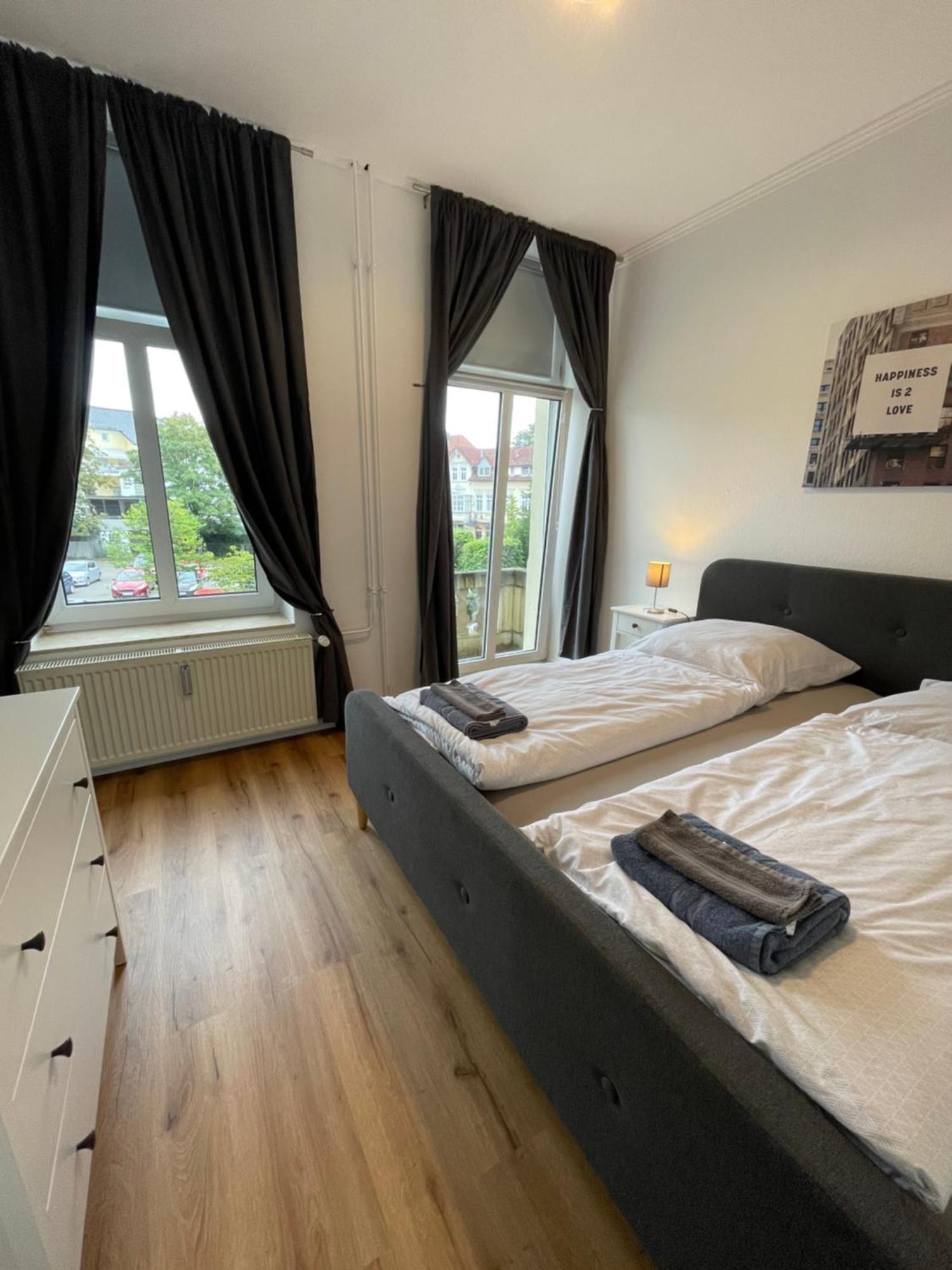 Residenz Am Kurpark - Ferienwohnungen In Zentraler Lage I Privatparkplatz Бад-Ротенфельде Экстерьер фото